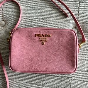 Authenticated (see pics) Prada crossbody in Barbie pink